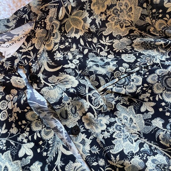 Gary Graham Silk Paisley Shirt - Picture 4 of 5